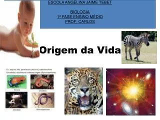 origem da vida