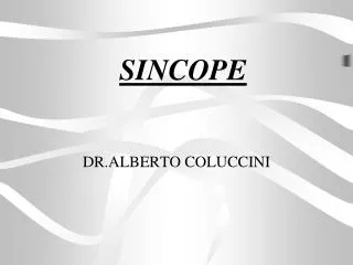 sincope