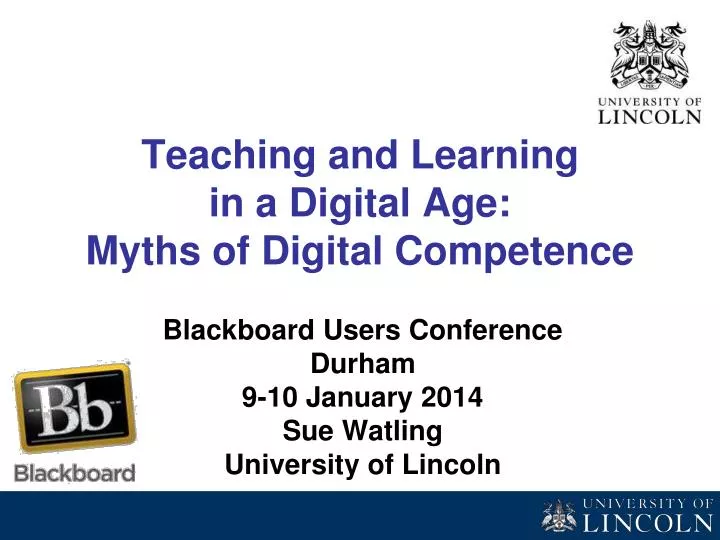 teaching and learning in a digital age myths of digital competence