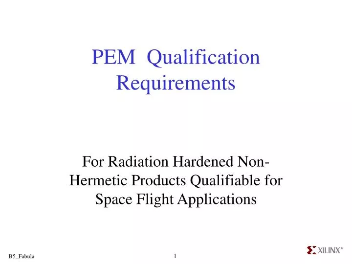 pem qualification requirements