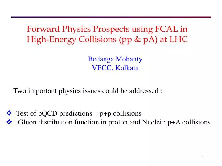 forward physics prospects using fcal in high energy collisions pp pa at lhc