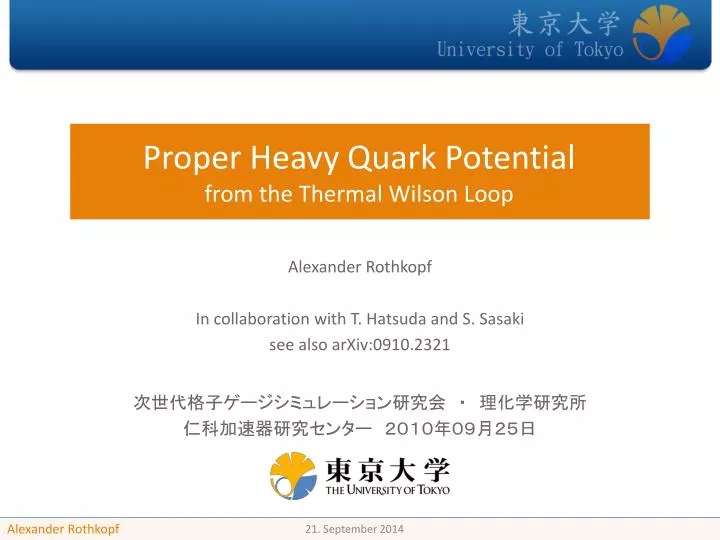 proper heavy quark potential from the thermal wilson loop