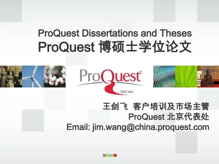 proquest dissertations and theses proquest