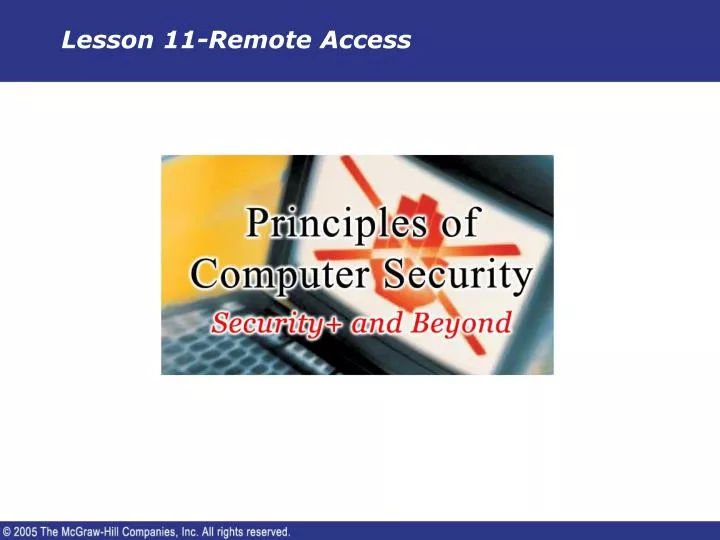 lesson 11 remote access
