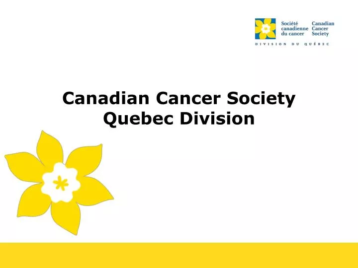 canadian cancer society quebec division