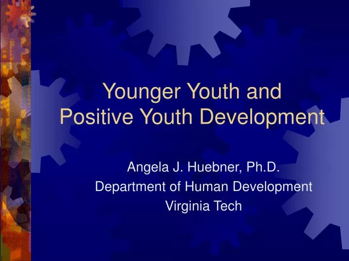younger youth and positive youth development