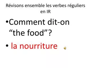 r visons ensemble les verbes r guliers en ir