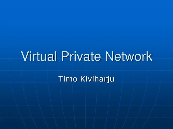 virtual private network