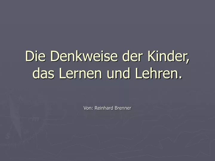 die denkweise der kinder das lernen und lehren