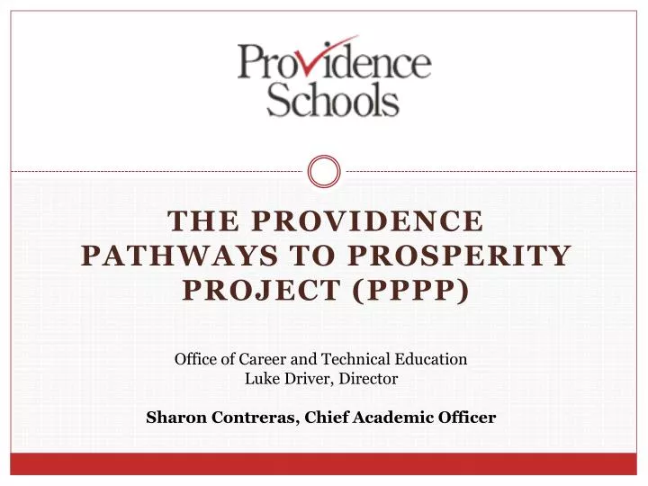 the providence pathways to prosperity project pppp