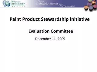 Evaluation Committee