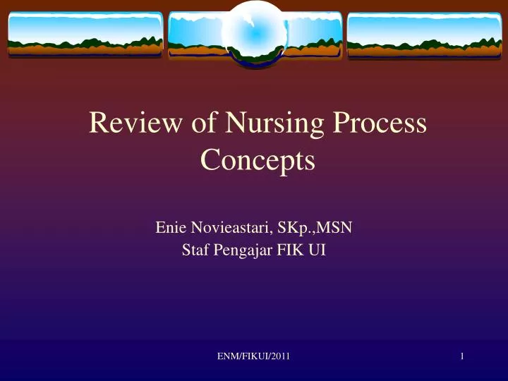 review of nursing process concepts