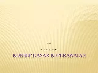 oleh s a r i m u n s kep ns