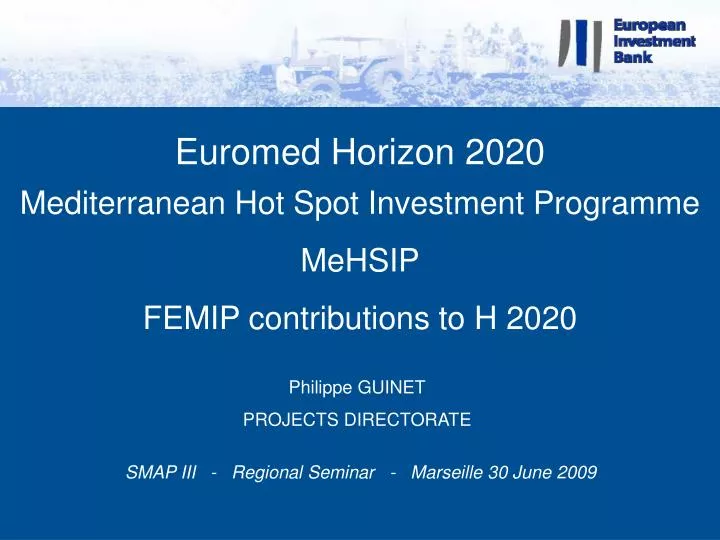 euromed horizon 2020
