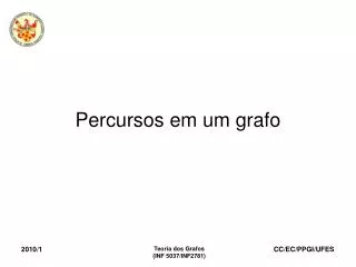 percursos em um grafo