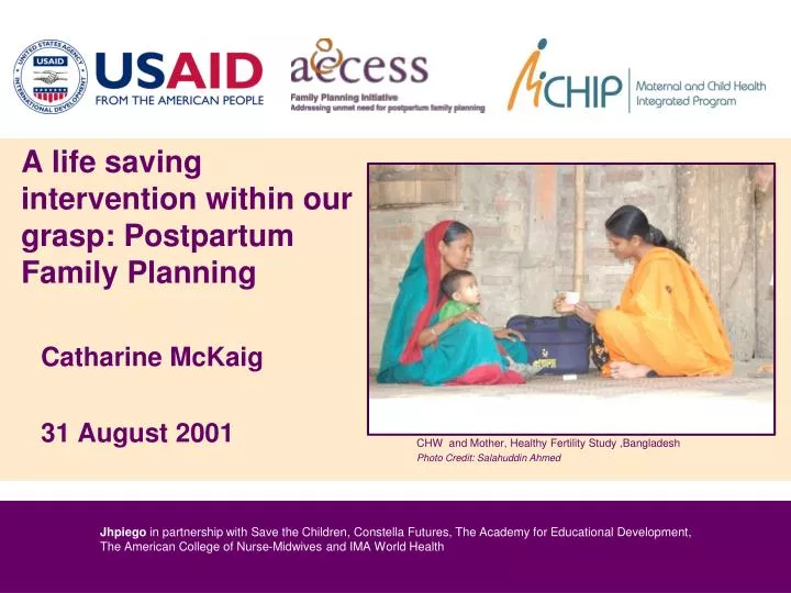 a life saving intervention within our grasp postpartum family planning
