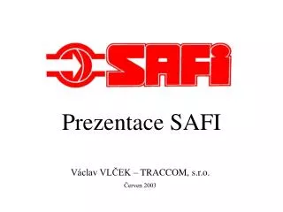prezentace safi