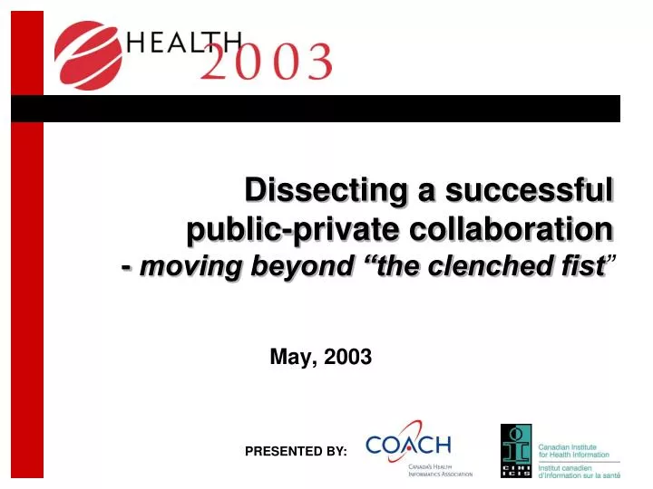 dissecting a successful public private collaboration moving beyond the clenched fist