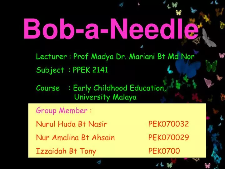 bob a needle