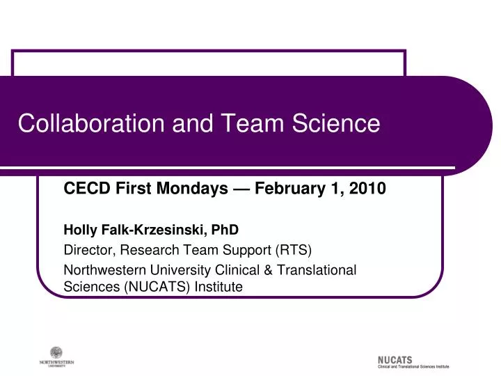 collaboration and team science