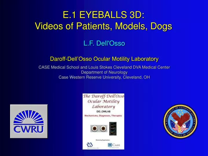 e 1 eyeballs 3d videos of patients models dogs