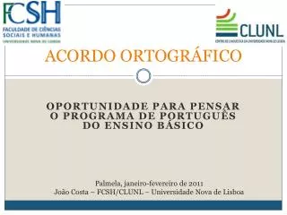 acordo ortogr fico