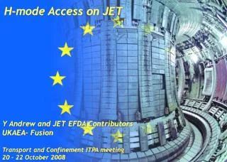 H-mode Access on JET