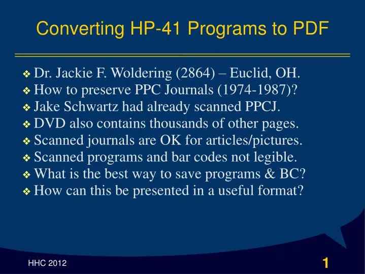 converting hp 41 programs to pdf