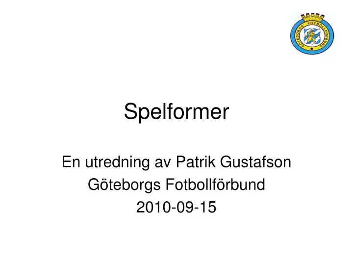 spelformer