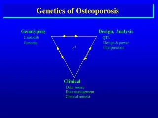 Genetics of Osteoporosis