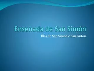 ensenada de san sim n