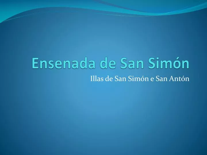 ensenada de san sim n