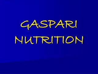 gaspari nutrition