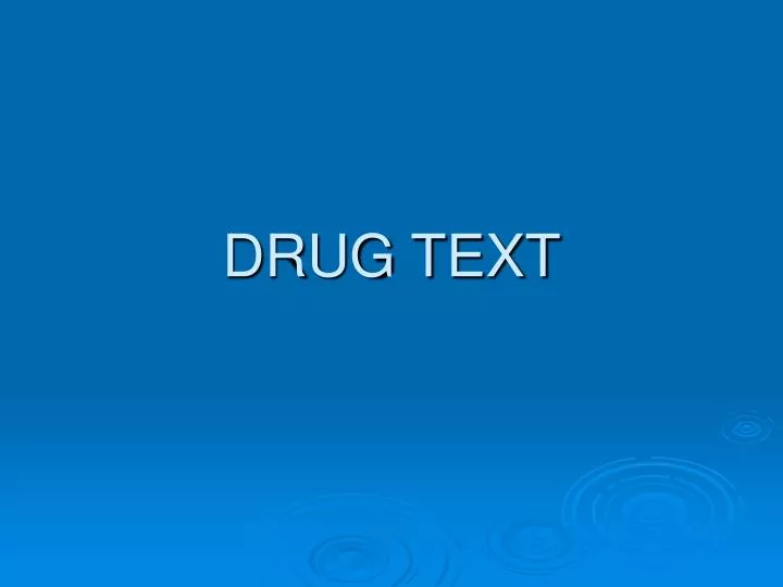 drug text