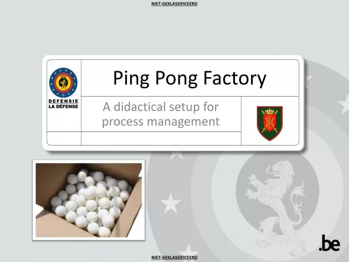 ping pong factory