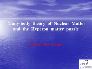 Many-body theory of Nuclear Matter and the Hyperon matter puzzle