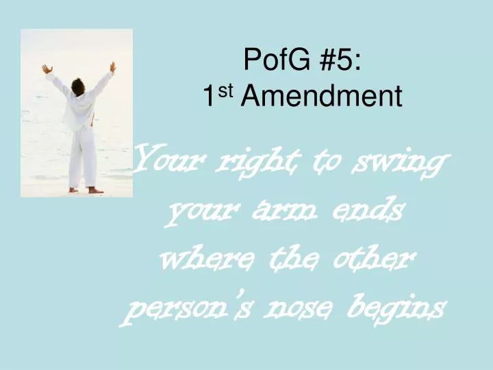 pofg 5 1 st amendment