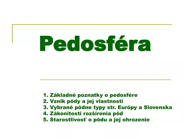 pedosf ra