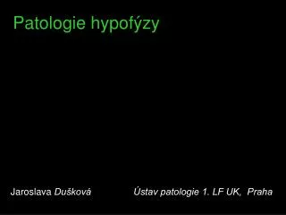 patologie hypof zy
