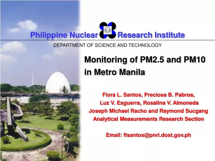 philippine nuclear research institute