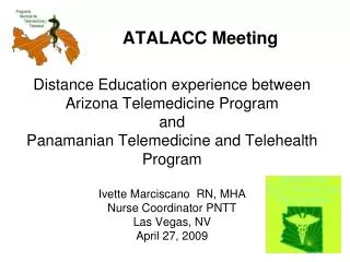 ATALACC Meeting