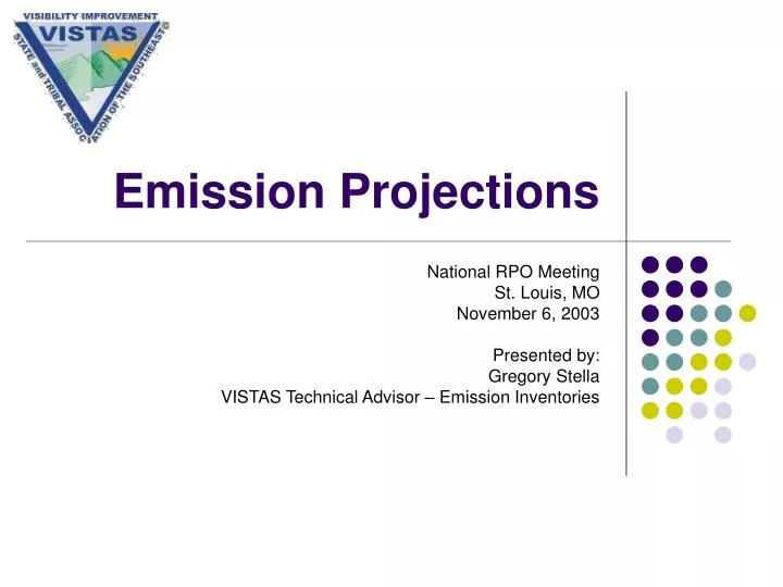 emission projections