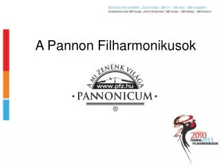 a pannon filharmonikusok
