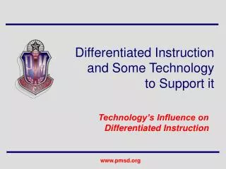 Differentiated Instruction and Some Technology to Support it