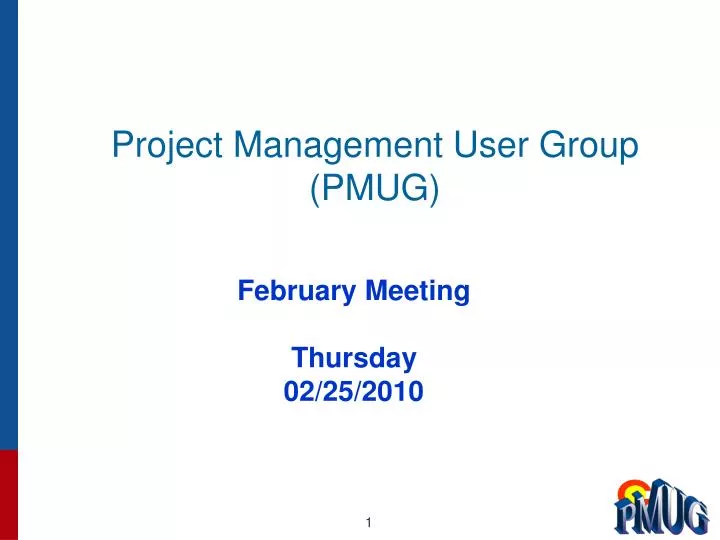 project management user group pmug
