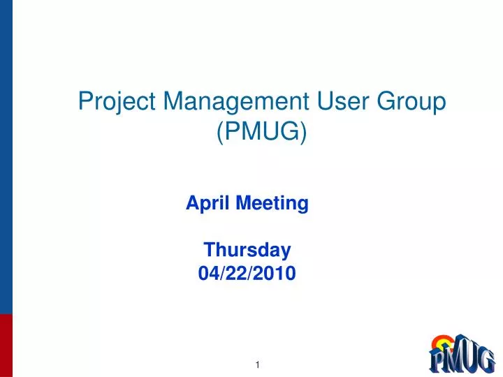 project management user group pmug