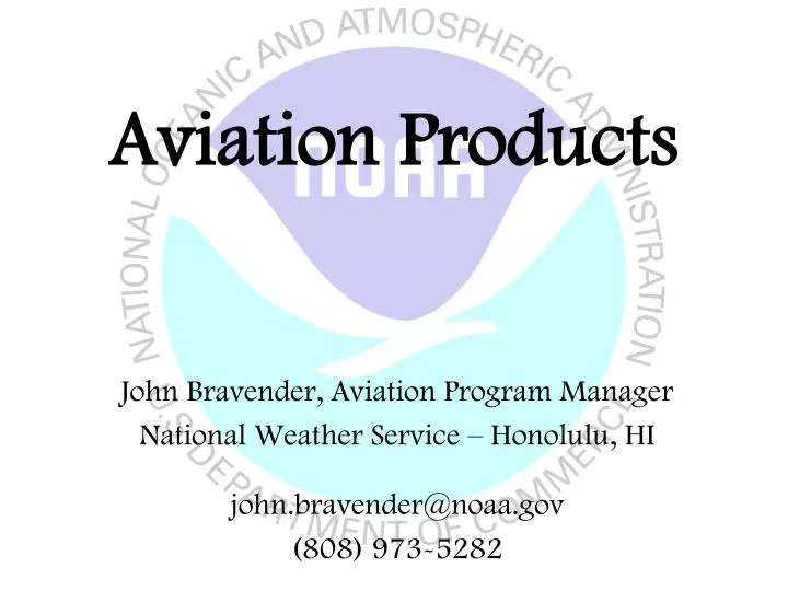 aviation products