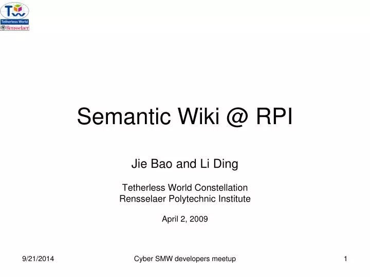 semantic wiki @ rpi