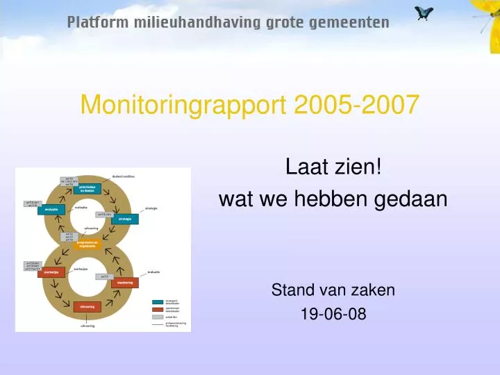 monitoringrapport 2005 2007