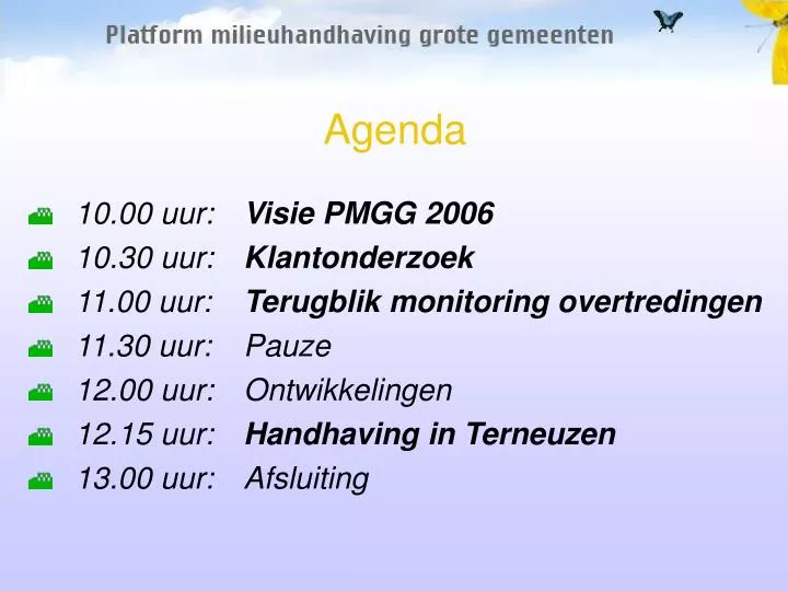 agenda